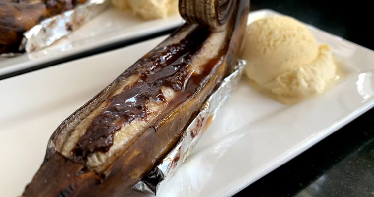 BANAAN VAN DE BBQ